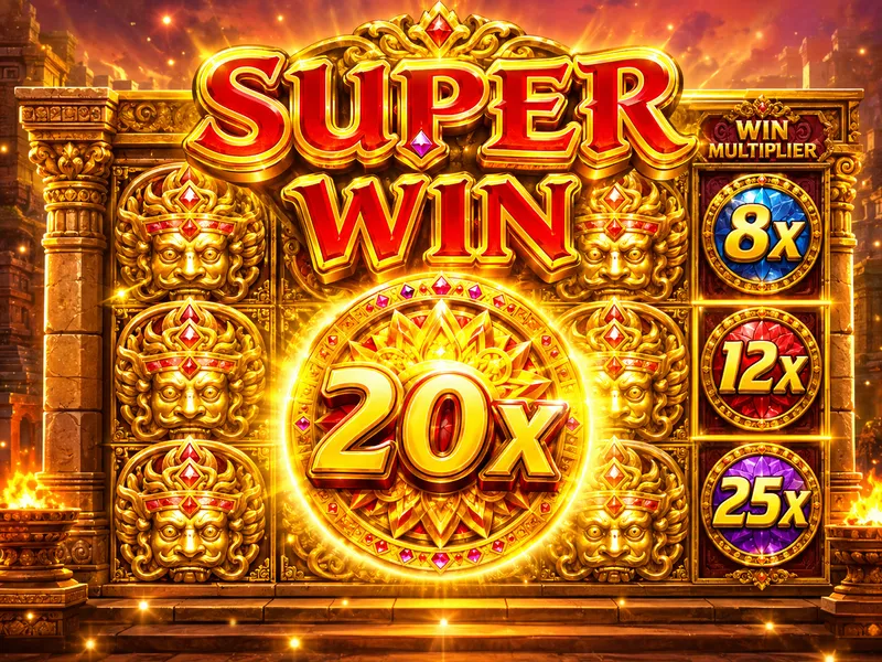 Fortune Gems how to play example with win multipliers